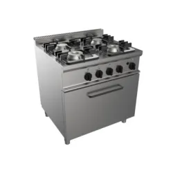Cuisinière à gaz avec four à gaz EASY 700 E7/CUPG4FO.2M2G