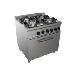 Plaque de cuisson à gaz avec four électrique EASY 700 E7/CUPG4FE.4M