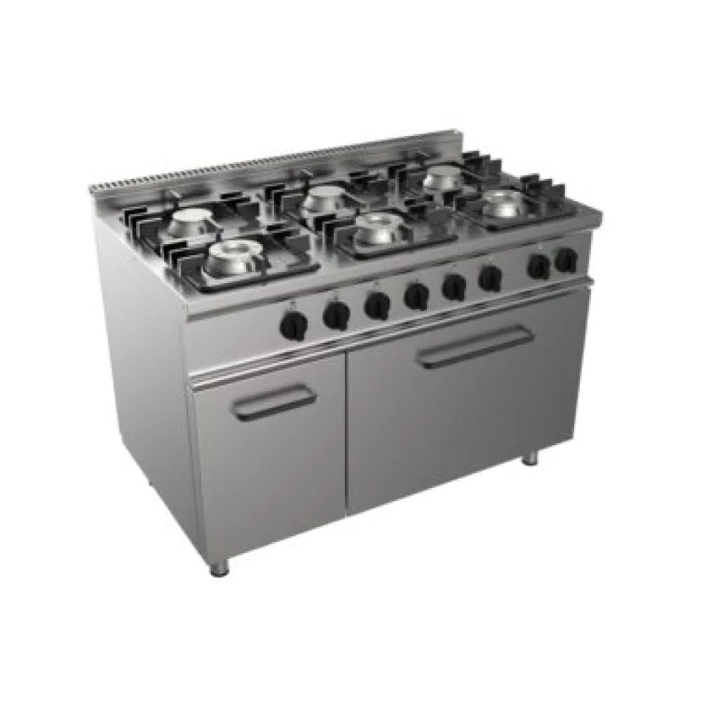 Plaque de cuisson à gaz avec four électrique EASY 700 E7/CUPG6FE.3M3G