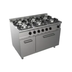 Cuisinière à gaz avec four à gaz EASY 700 E7/CUPG6FN.6M