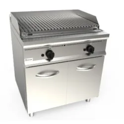 Surface de grill en pierre de lave à gaz avec armoire E7/BS2BC