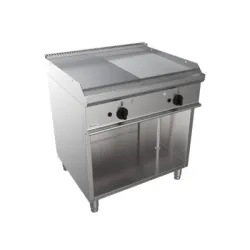 Surface de grill lisse-rainurée à gaz avec armoire neutre EASY 700 E7/FTG2BAMK