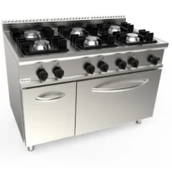 Cuisinière à gaz avec four à gaz LADY 700 L7/KUPG6LN.6M