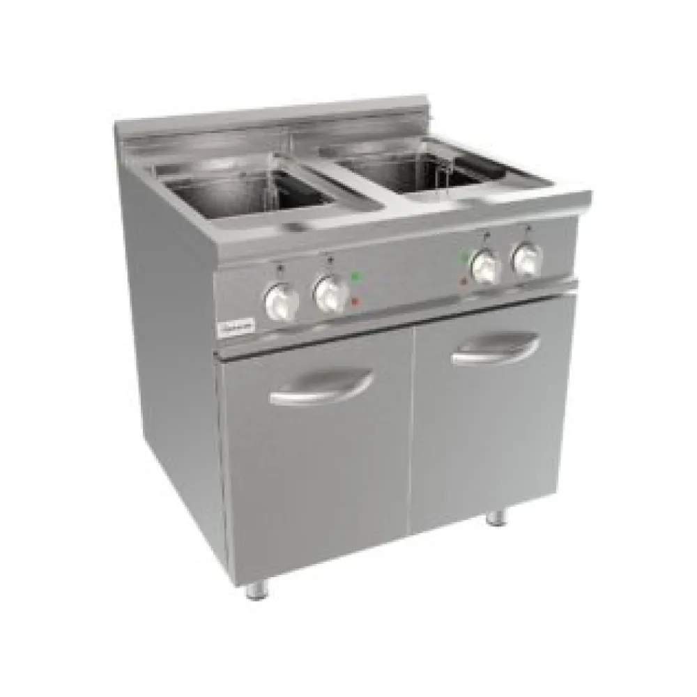 Friteuse électrique avec deux cuves de 13+13 litres LADY 700 L7/FRE2V13