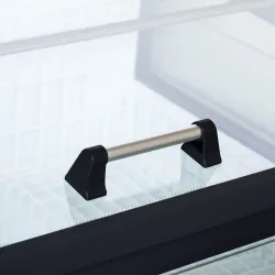 Vitrine congélateur-réfrigérateur 860L, noir