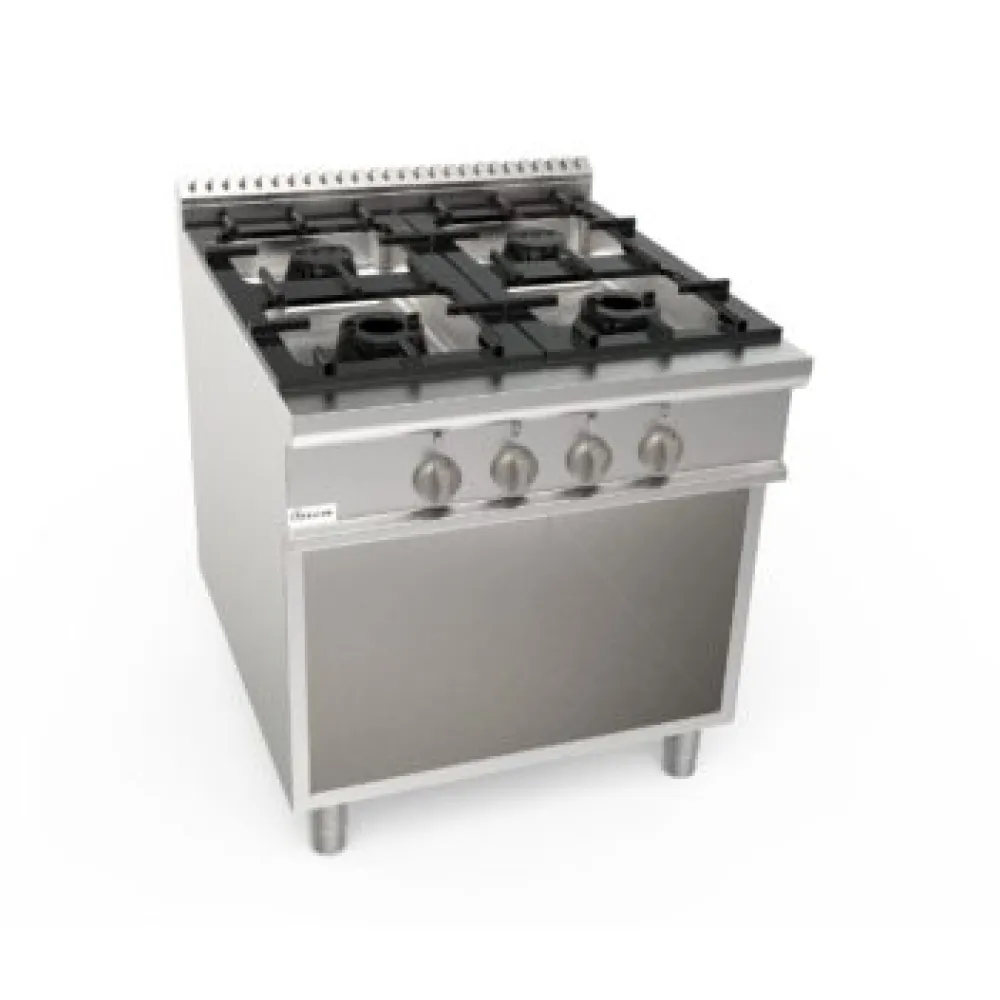 Plaque de cuisson à gaz avec meuble neutre LADYQ 900 LQ/CUG4BA.4G