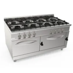 Cuisinière à gaz avec 2 fours électriques LADYQ 900 LQ/CUG8NE.8G