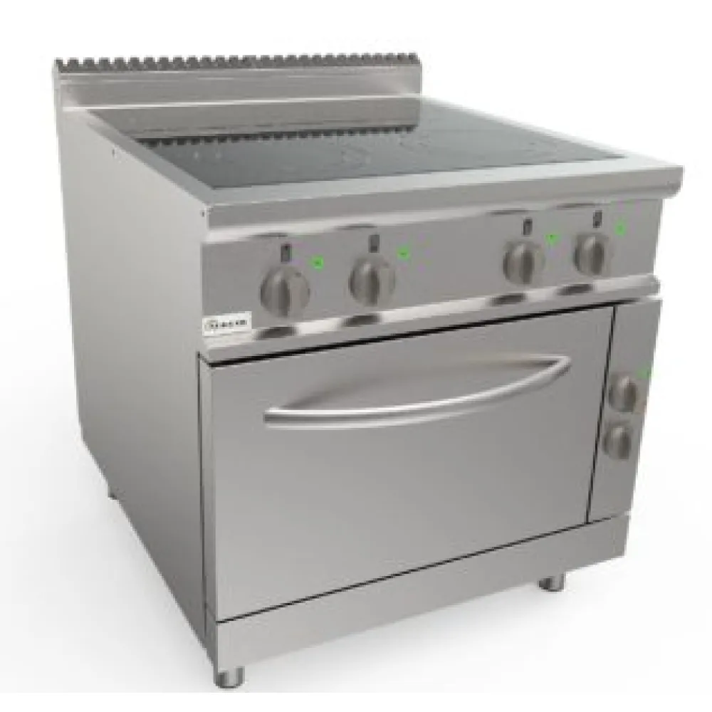 Plaque de cuisson céramique électrique avec four électrique LADYQ 900 LQ/CVE4NE