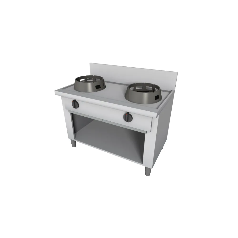 Cuisinière WOK à gaz avec meuble neutre 1000x700mm LS02100070BA