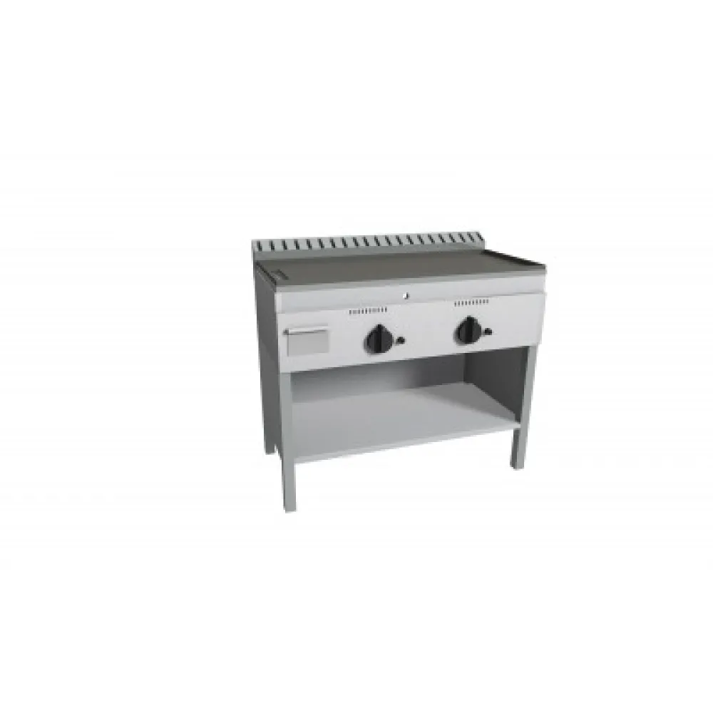 Plaque de cuisson lisse à gaz avec meuble neutre FRY-TOP FTSPS/1G1PK.BA