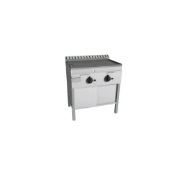 Plaque de cuisson lisse à gaz avec portes coulissantes FRY-TOP FTSPS/1G1PK.BC