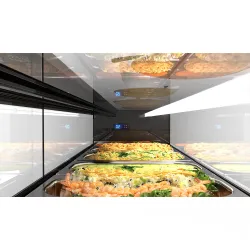 Vitrine réfrigérée pour bacs GN LOGIC VTLG4