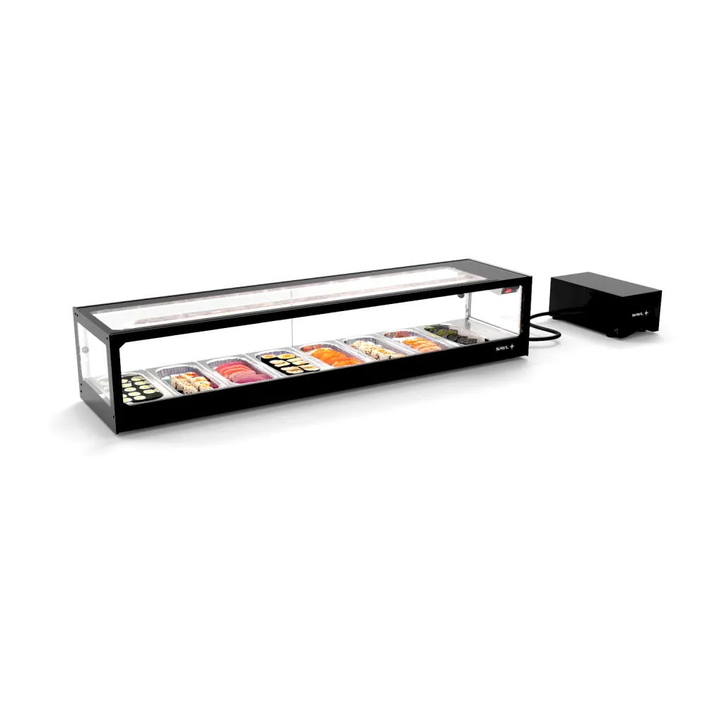 Vitrine réfrigérée LOGIC SUSHI VTLG8SGR avec groupe frigorifique déporté