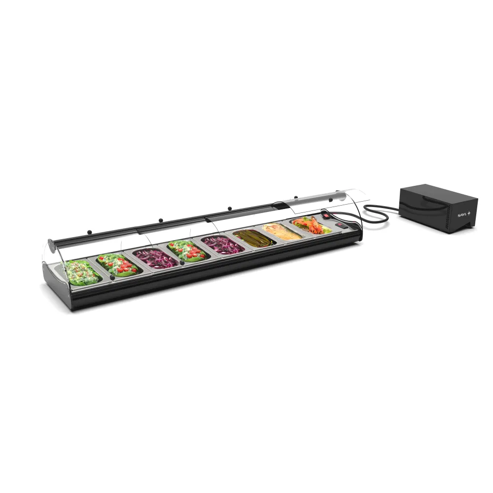 Vitrine réfrigérée avec unité de réfrigération SELF-SERVICE REMOTO S8GR