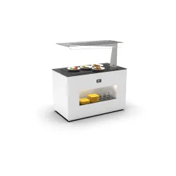 Buffet avec surface en verre chauffante BUCA