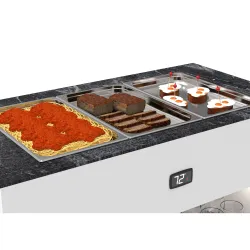 Buffet chauffant pour bacs GN BUB65
