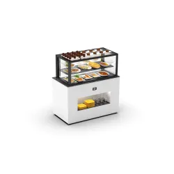Buffet chauffant avec vitrine BUF120-50C