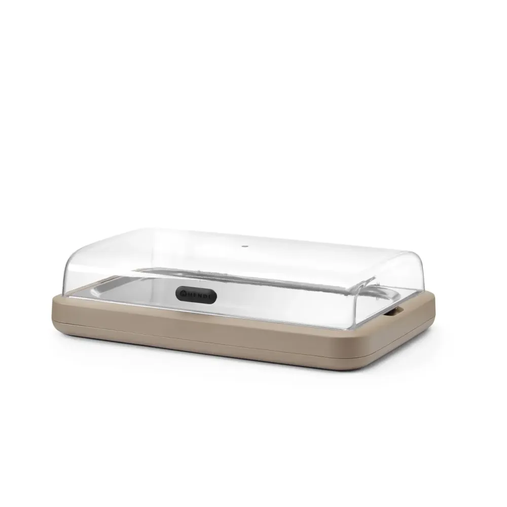 Marmite de présentation froide 593×389×(H)147 mm, beige