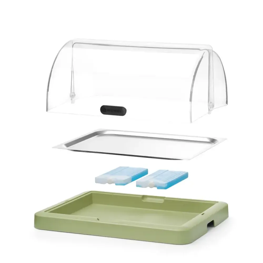 Marmite à service froid 460×355×(H)220 mm - Vert Pratique