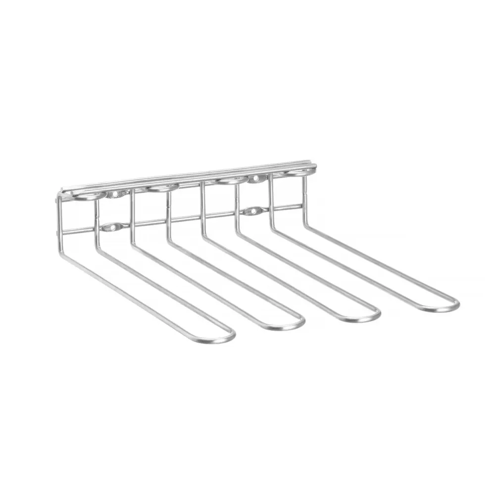 Porte-verres mural en inox Stalgast 3 rangées réf. 596500