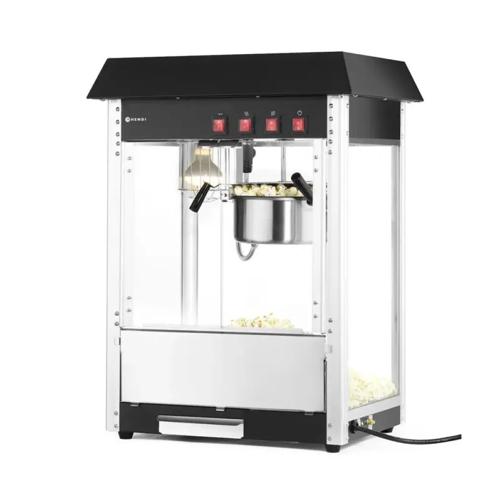Machine à pop-corn professionnelle HENDI Black Popcorn Maker