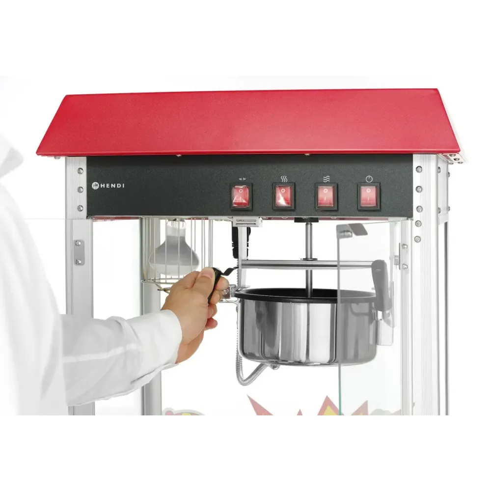 Machine à pop-corn professionnelle HENDI Red Popcorn Maker