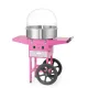 Machine à barbe à papa mobile rose sur chariot HENDI 282809