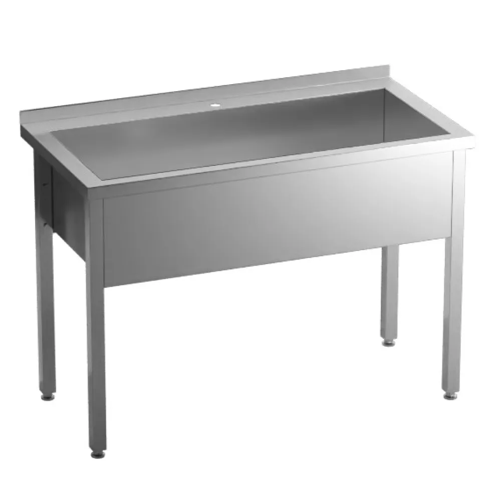 Évier profond inox GREDIL 1200 × 700 × 850 mm pour cuisines professionnelles