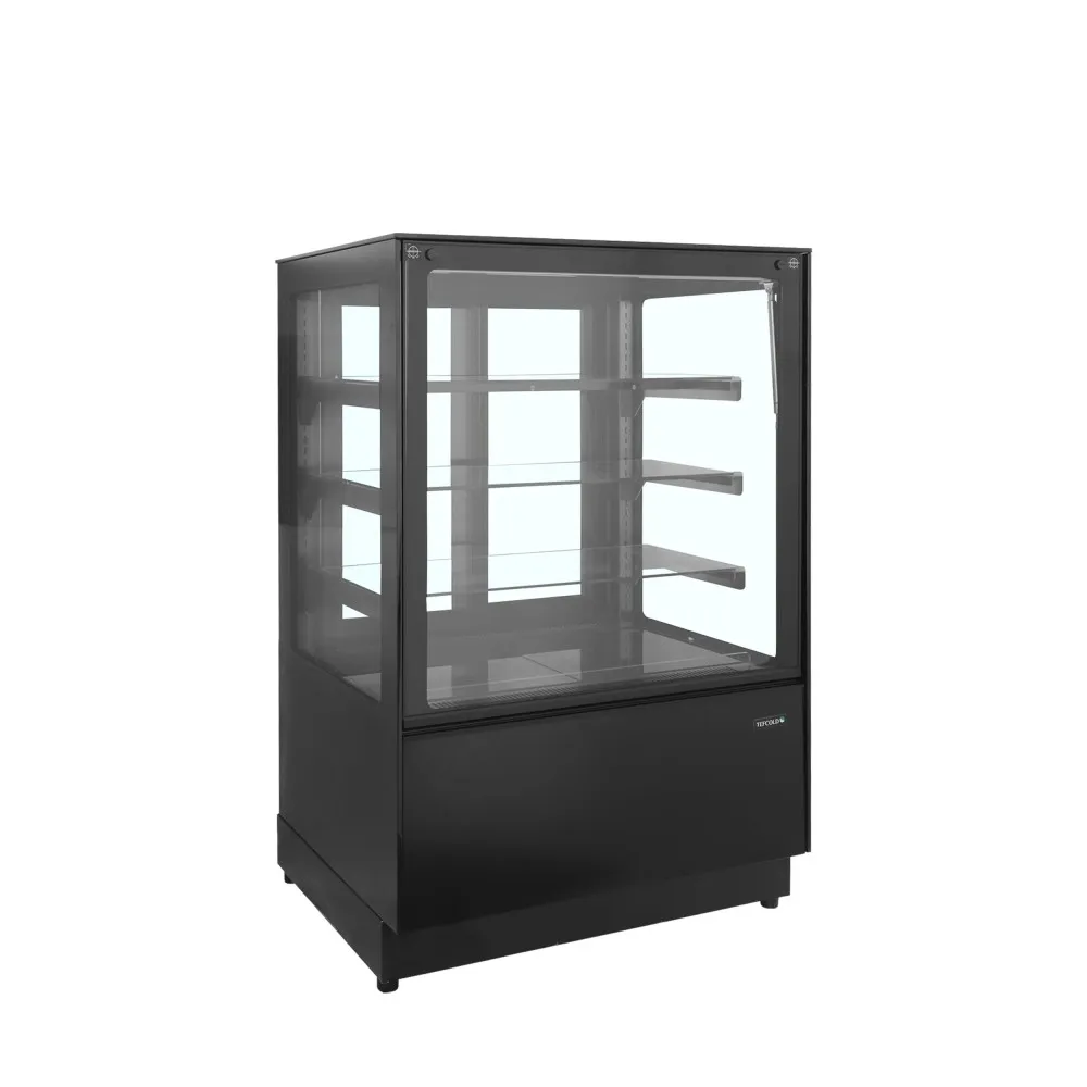 Vitrine réfrigérée pâtisserie 3 étagères TEFCOLD CTF90B noire