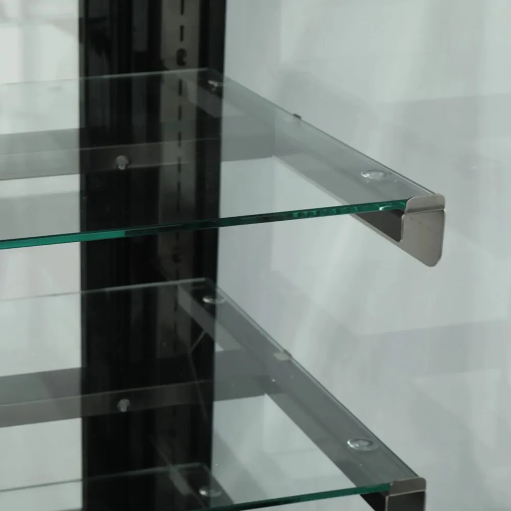 Vitrine réfrigérée pâtisserie TEFCOLD CTF120B 3 étagères noires