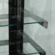 Vitrine réfrigérée pâtisserie TEFCOLD CTF120B 3 étagères noires