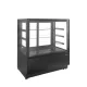 Vitrine réfrigérée pâtisserie TEFCOLD CTF120B 3 étagères noires