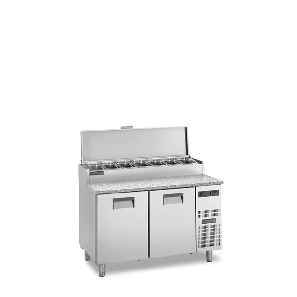 Meuble réfrigéré à pizza GEMM SFF/712G 2 portes 6 bacs GN 1/4