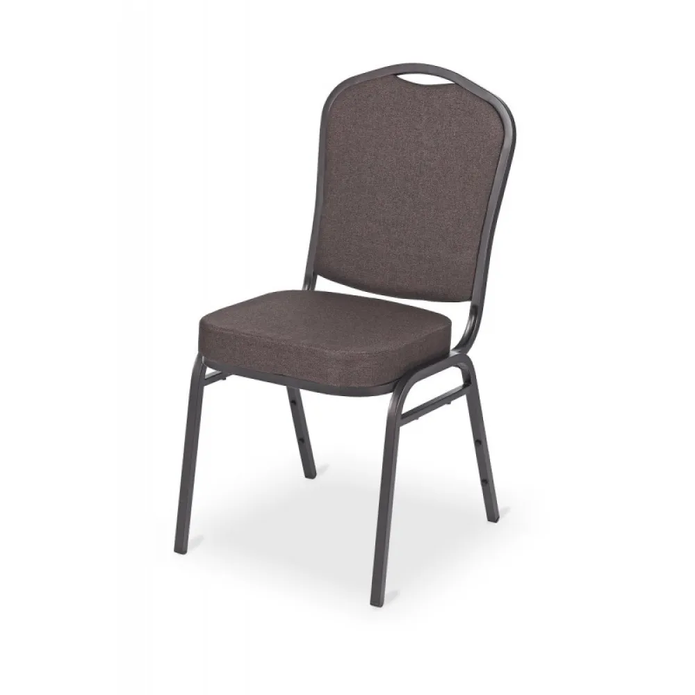 Chaise de banquet ES 140 marron à structure acier 19×19 mm
