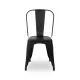 Chaise PARIS TOLIX black en acier