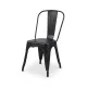 Chaise PARIS TOLIX black en acier
