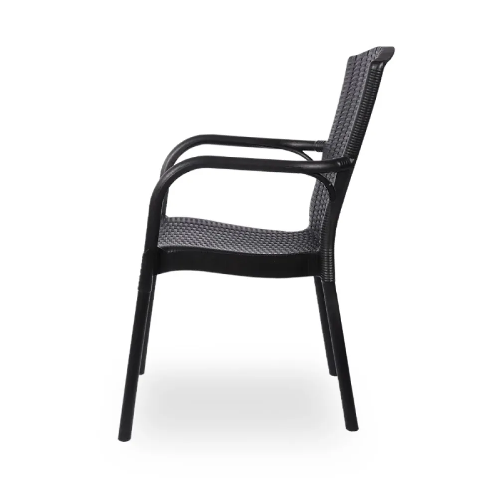 Chaise professionnelle ANDREA 110 noire en polypropylène