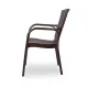 Chaise ANDREA 210 brown en polypropylène empilable