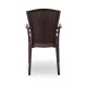 Chaise ANDREA 210 brown en polypropylène empilable