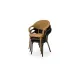 Chaise MARCO 110 noire empilable en polypropylène