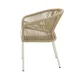 Chaise AUGUSTO 3017 beige en technorattan empilable