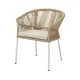 Chaise AUGUSTO 3017 beige en technorattan empilable