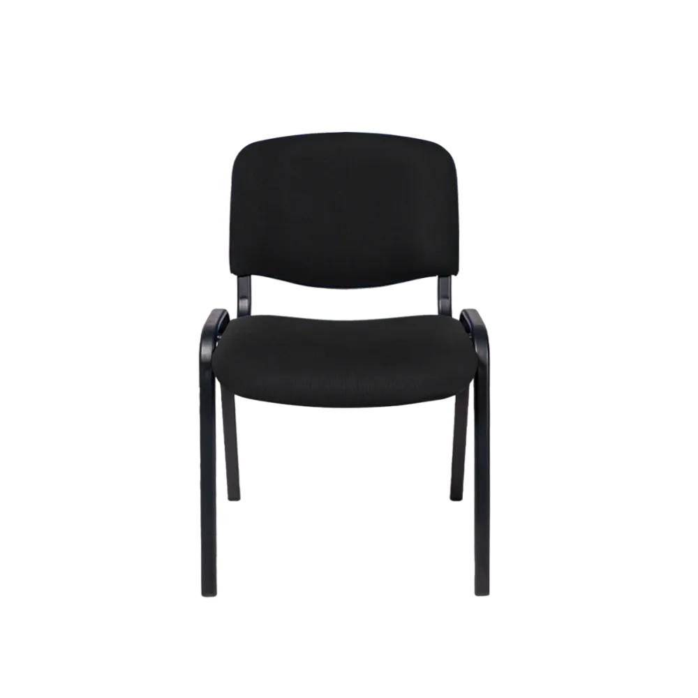 Chaise empilable professionnelle noire BHS.LV ISO NOVA O121