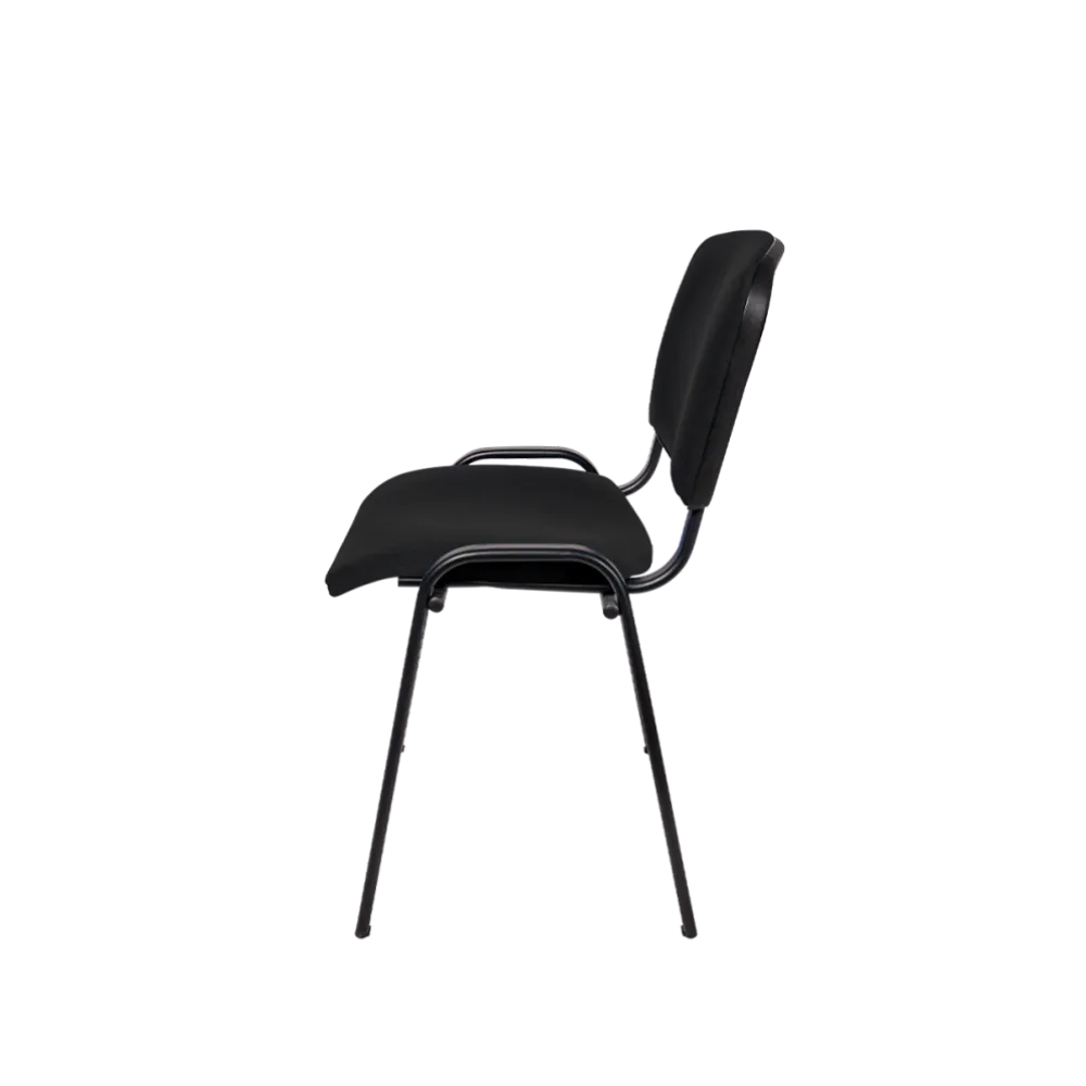 Chaise empilable professionnelle noire BHS.LV ISO NOVA O121