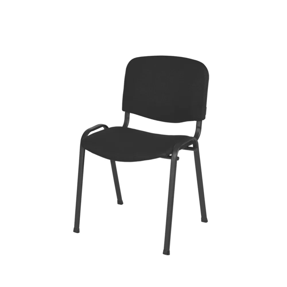 Chaise empilable professionnelle noire BHS.LV ISO NOVA O121