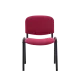Chaise professionnelle empilable rouge BHS.LV ISO 24H BL T0019