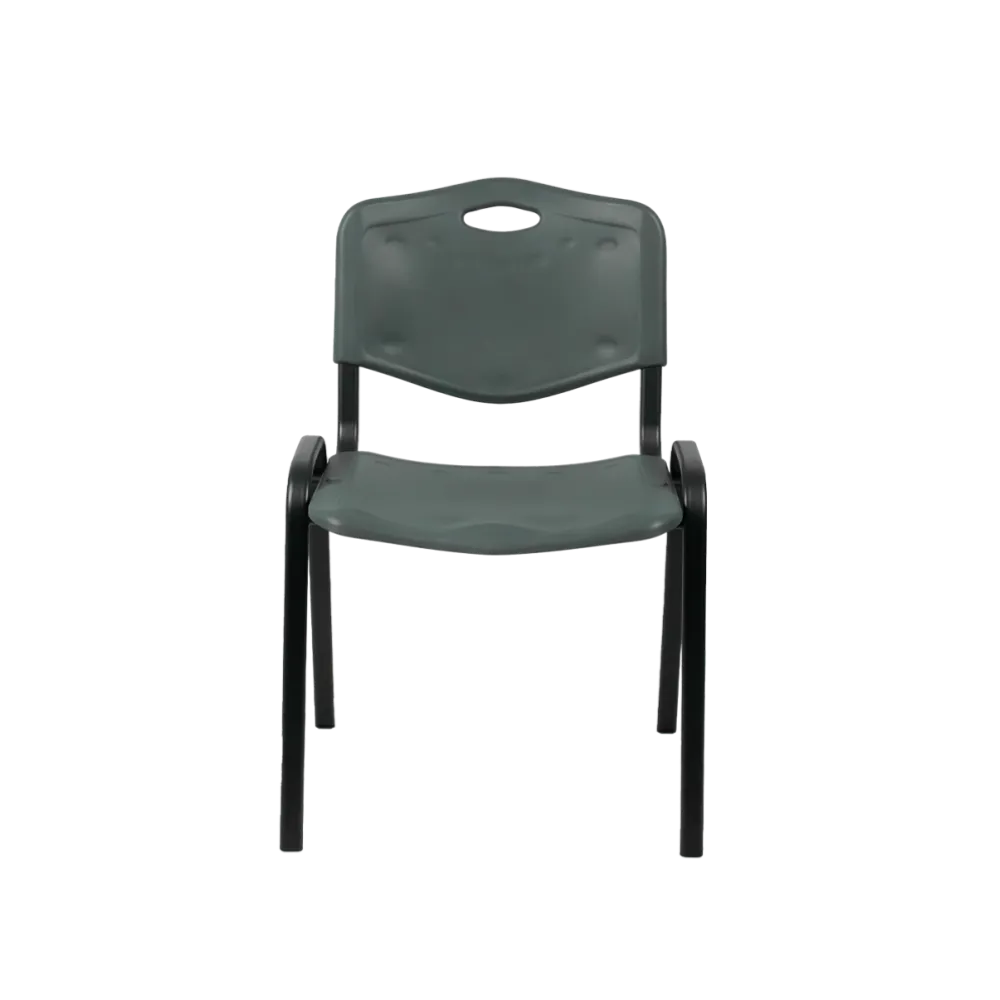 Chaise professionnelle empilable BHS.LV ISO PLAST 0105 gris