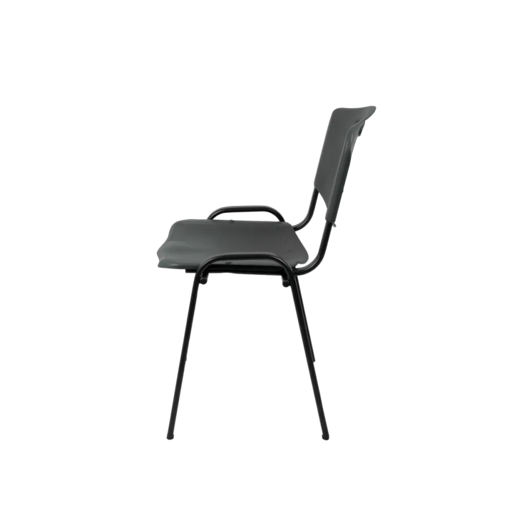 Chaise professionnelle empilable BHS.LV ISO PLAST 0105 gris