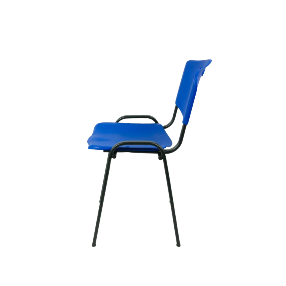 Chaise professionnelle empilable BHS.LV ISO PLAST 0131 bleue