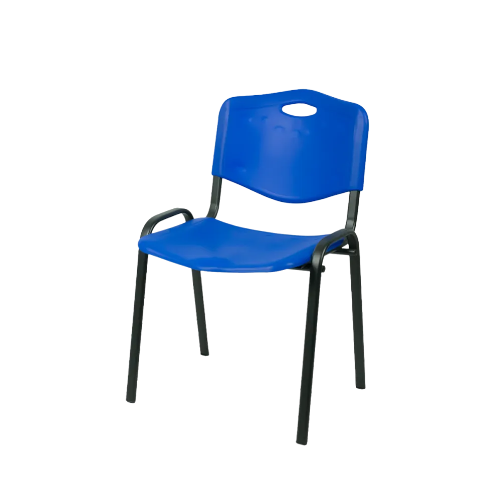 Chaise professionnelle empilable BHS.LV ISO PLAST 0131 bleue